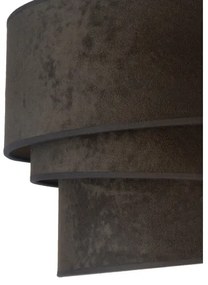 Duolla - Stropné svietidlo DEVON 1xE27/40W/230V pr. 45 cm čierna/zlatá