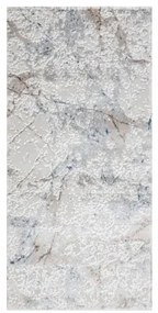 Koberec AKRYL VALS 0073 Marmur, sivý / slonia kosť