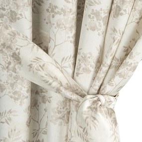 ZÁHRADNÝ VODEODOLNÝ ZÁVES NA PÚTKACH GARDEN 155X240 CM VZOROVANÁ