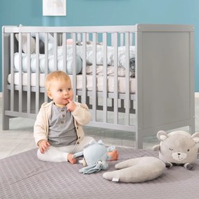 Sivá/taupe postieľka 60x120 cm Hamburg – Roba