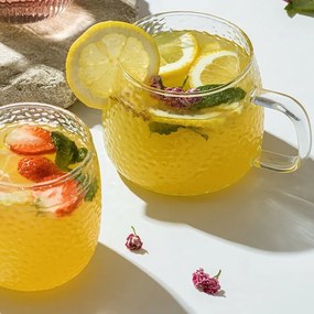 Florina Sklenený hrnček Savia 500 ml, 2 ks