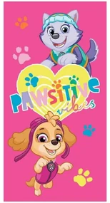 Dievčenská plážová osuška Paw Patrol - PAWsitive vibes