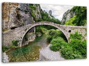 Gario Obraz Starý kamenný most Veľkosť: 100 x 70 cm, Prevedenie: Obraz na plátne