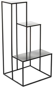 Stojan na kvety KASKADA 85x40 cm čierna