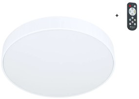 EGLO Stropné závesné svietidlo LED ZUBIETA-A, 18 W, teplá biela-studená biela, 30 cm, okrúhle, biele