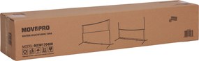 MOVEPRO Univerzálna sieť 3v1 305×140 cm – nastaviteľná, prenosná badminton/volejbal/tenis