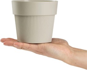 Květináč SILVA LINE 11,5x13,2 cm béžový