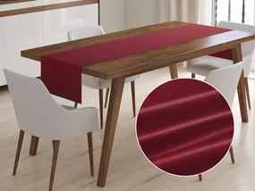 Biante Saténový behúň na stôl polyesterový Satén LUX-L055 Vínovo červený 20x140 cm