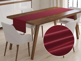 Biante Saténový behúň na stôl polyesterový Satén LUX-L055 Vínovo červený 35x120 cm