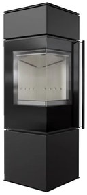 Kratki Krbové kachle REN S, 7,3 kW, 150 Ø, čierne