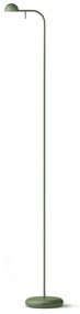 Vibia Pin 1660 stojaca LED lampa, 125 cm, zelená