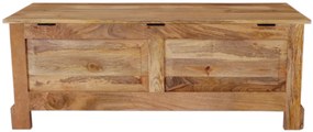 furniture-nabytek.cz - Drevená truhla 120x45x45 z masívu mango