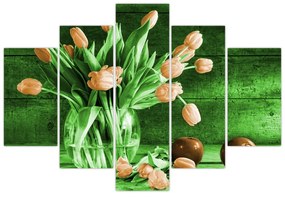 Tulipány vo váze - obraz