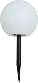 Vonkajšia lampa biela 25 cm vrátane LED IP44 slnečná RGBW - Ludger