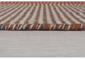 Oranžový vlnený behúň Flair Rugs Anu, 60 x 200 cm