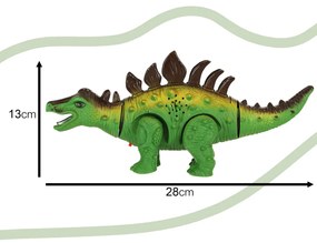 KIK Dinosaurus RC Stegosaurus na diaľkové ovládanie chodí svieti revú