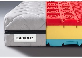 Tvrdý/stredne tvrdý penový obojstranný matrac 90x200 cm BonRelax HR BIO - BENAB