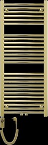 Mexen Ares, elektrické vykurovacie teleso 1200x500 mm + vykurovacia tyč 600 W, zlatá lesklá, W102-1200-500-2600-50