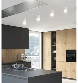 Bodové svietidlo TUBA 1xGU10/15W/230V šedá/biela