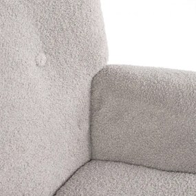 Kreslo MOSS TEDDY BOUCLE svetlosivé 828558