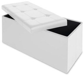 Úložný box biely - 80 x 40 x 40 cm