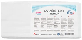 Bavlnené plienky NEW BABY 80x80 cm PREMIUM 10 ks