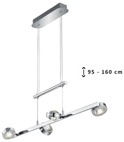 Trio TRIO - LED Luster na lanku LENTIL 8xLED/2,3W/230V LX0108