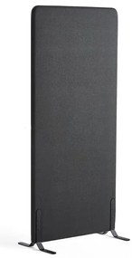 Paraván ZONE, 1700x800x46 mm, antracit, čierne nožičky