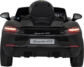 Elektrické autíčko Porsche Spyder RS 718 MP4 čierne