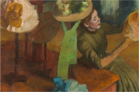 Obraz - Edgar Degas, The Millinery Shop, reprodukcia (90x60 cm)