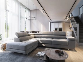 Rohová sedačka NOEL – rozkladacia, úložný priestor | Monolith 84