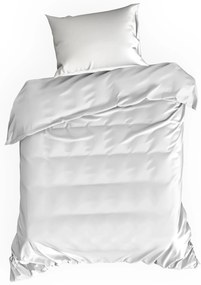 SATÉNOVÉ OBLIEČKY NOVA3 200X220 CM, 2KS 70X80 CM BIELE