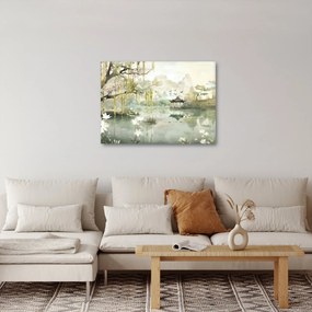 Obraz - Čínske jazero (70x50 cm)