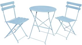 Skladacia súprava záhradného nábytku ORION modrá