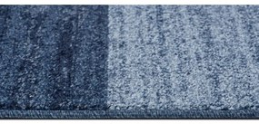 Kusový koberec Pruhy modrý 80x150cm