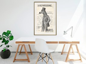 Artgeist Plagát - La Vie Parisienne [Poster] Veľkosť: 30x45, Verzia: Zlatý rám