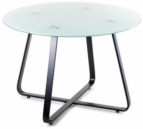 Okrúhly stôl Tika Black 110 cm