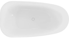 Mexen Giada, voľne stojaca vaňa 170 x 90 cm, biela lesklá, biely prepad, 52741709000-20