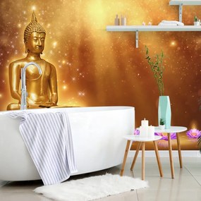 Tapeta zlatý Budha - 450x300