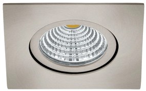 EGLO LED zápustné svetlo SALICETO, štvorec, 8,8 cm, 4000K