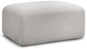 Svetlosivá podnožka z textílie bouclé Tina – Bobochic Paris