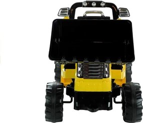 LEAN CARS Elektrický traktor s bagrom na batérie ZP1005 pre deti žltý
