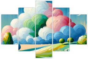 Obraz - Krajinka s mrakom (150x105 cm)