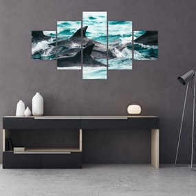 Obraz - Delfíny v oceáne (125x70 cm), 40 ďalších rozmerov