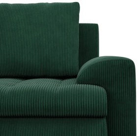 Trojmiestna rozkladacia sedačka FORESTA fľaškovo zelená