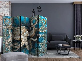 Paraván - Zen Octopus II [Room Dividers] Veľkosť: 225x172, Verzia: Akustický