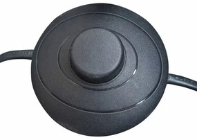 Stojacia lampa TEKLA 1xE27/20W/230V čierna