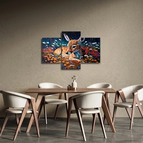 Obraz - Maľované srne (90x60 cm)