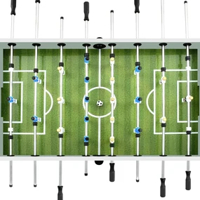 Stolný futbal oceľ 60 kg 140x74,5x87,5 cm biely