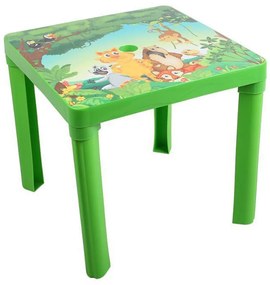 Detský záhradný nábytok - Plastový stôl zelený